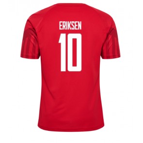 Danska Christian Eriksen #10 Domaci Dres SP 2022 Kratak Rukavima